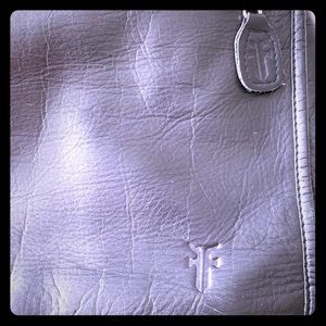 Frye black vintage messenger/laptop bag